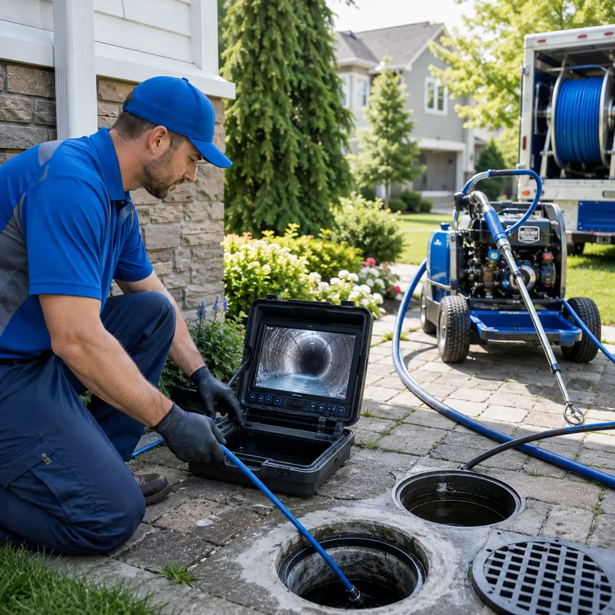 Outdoor drain cleaning professionals serving North Greece, NY